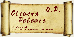 Olivera Pelemiš vizit kartica